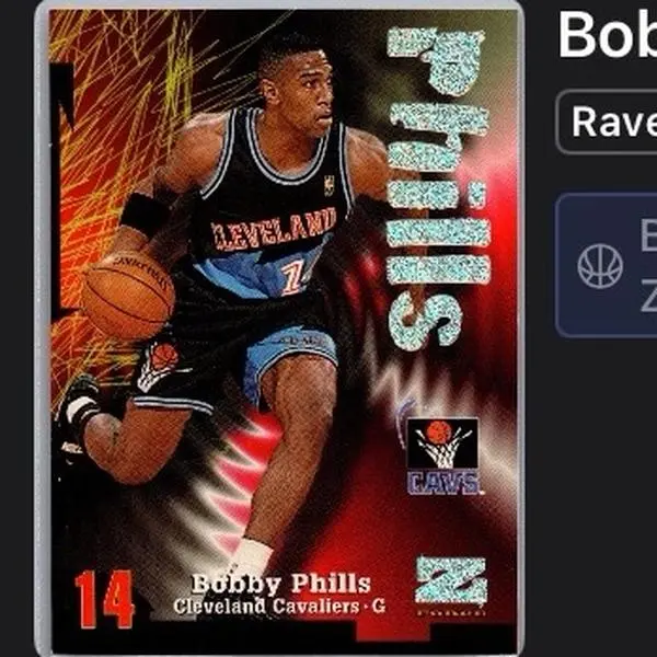 1997 Bobby Phills Collectible Sports Trading Card (Assorted Condition Options)