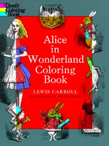 USED-Alice in Wonderland Coloring Book by Carroll, Lewis (Paperback)