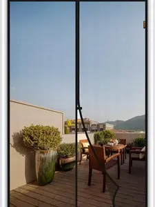 Magnetic Screen Door, Screen Door Mesh, Keep Bugs OutHeavy-Duty Mesh Curtain,Pet and Kid Friendly, Works withFront Doors, Sliding Doors Self-Sealing Magnetic Screen Door