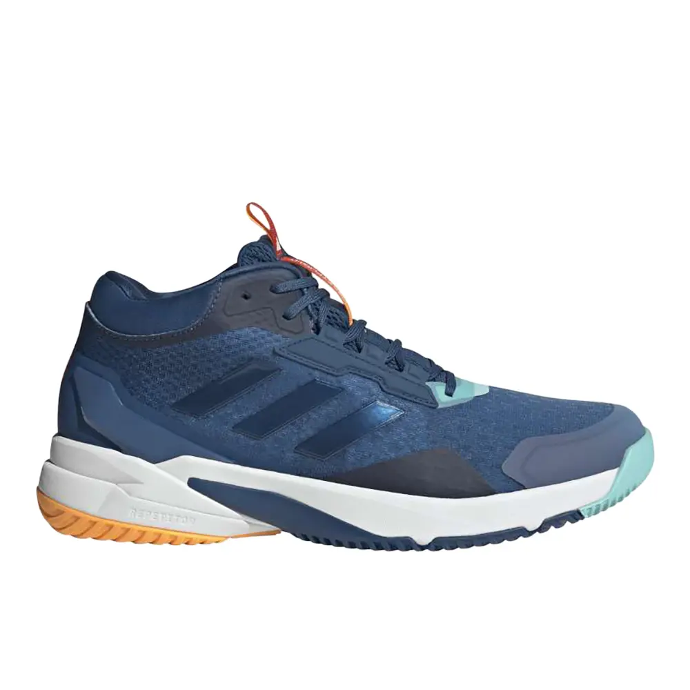 adidas Mens Crazyflight 6 Mid Indoor Volleyball Volleyball Sneakers Shoes - Blue