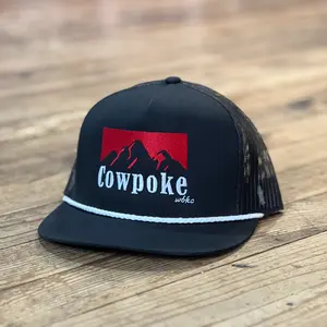 The OG Cowboy Killer Black Rope Cowpoke Hat | Whiskey Bent Hat Co