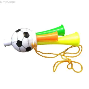 Soccer Stadium Horn, 3-Tone Cheer Horn for Sports Events & Party Noisemaker Plastic Cheering Horn with Lanyard for Game Day