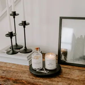 Black Wood Pedestal Stand - Home Decor & Gifts