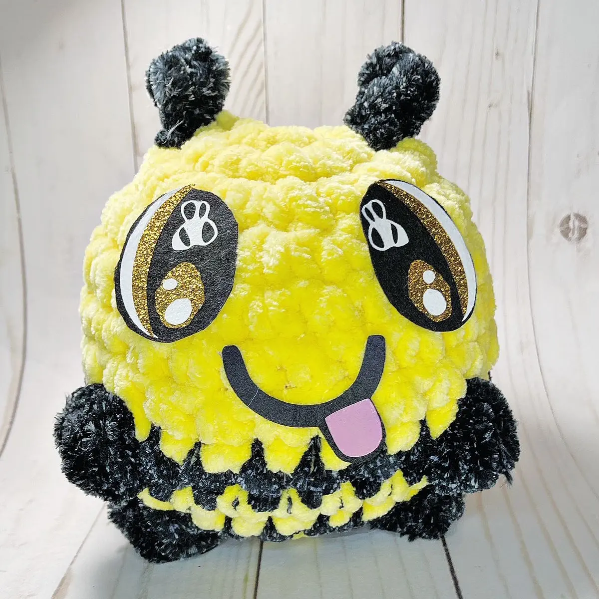 Huge Chubby Bee Cutie Crochet Plushie