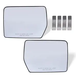 Fit For 2004-2010 Ford F150 Mark LT Pickup Power Mirror Glass LH & RH Side Pair