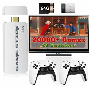 Portable Game Console with Wireless Controller and HDMI Output, Perfect Gift for Friends and Family, Home Gaming Essential, Wireless Video Games Stick