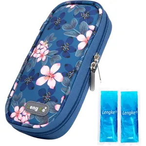 Insulin Cooler Travel Case - TSA Approved Pouches for Insulin Pens, Medication Supplies, Airplane Travel Accessories (Daily & Holiday Storage), Travel Pouches
