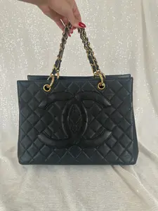 Pre-owned CHANEL Caviar Leather tote bags Vintage Tote