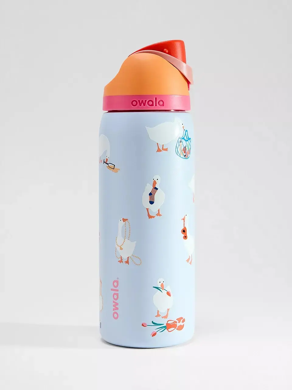 Owala Exclusive Silly Goose Print 32oz Vacuum Flask – Leakproof Insulated Stainless Steel Tumbler, BPA Free Drinkware Reusable