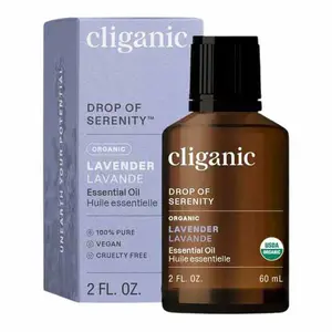 Cliganic Organic Lavender Essential Oil  2oz 2oz 2oz