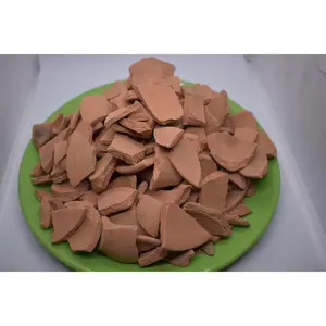 SMBK Edible Red Clay Chips, 3.4oz (110gm), Ready to Eat, Natural, Unflavored, Red