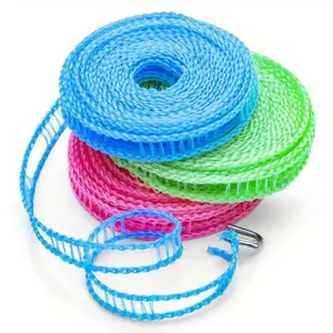 3/5 M Barrier Clothesline Non-Slip Clothesline Windproof Clothesline Clothesline Quilt Airing Rope Laundry Outdoor Travel Household