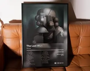 gunnaaa The Last Wun Poster – FREE US and EU Shipping – Album Cover Posters – Aesthetic Music Posters for Bedroom, Dorm or Studio