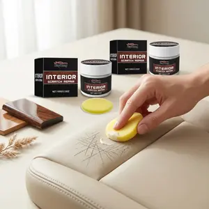 2 Bottles Car Scratch Care Wax, Car Polishing, Cleaning and Degreasing, Scratch Coating, Renovation Care Wax, Automotive Maintenance