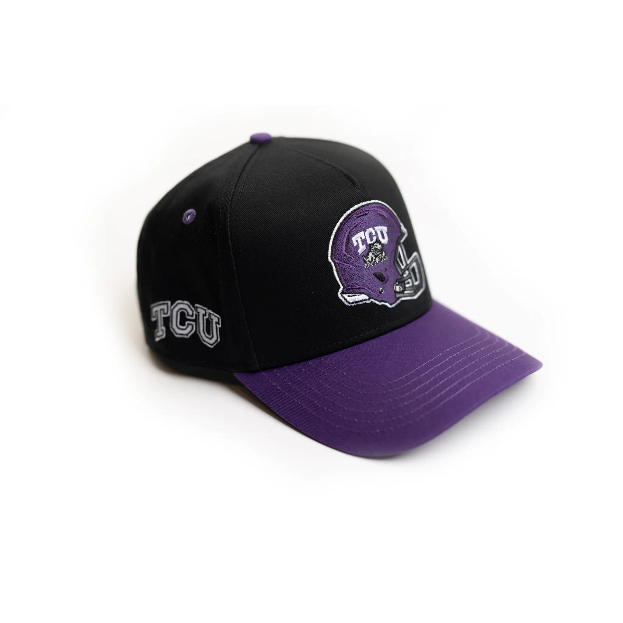 TCU x TRUE BRVND - PURPLE / BLACK HELMET