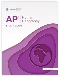 USED-UWorld AP Human Geography Study Guide (First Edition) by LLC UWorld (Paperback)