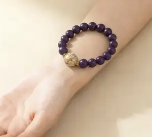 Wearable Aromatherapy  Aromatic Herbs Ylang-Ylang Floral Incense Beads 100% Herbal and Flower handmade Bracelet  Energy Boost Spriritual Comfort Portable Stress Reliever Valentine's Day Gift for GF