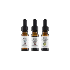 Deluxe Travel Size Electrolyte Bundle Trio - Lemon Lime, Watermelon, Coconut Water - 12 Servings Each | Premium Water Infusion Drops |