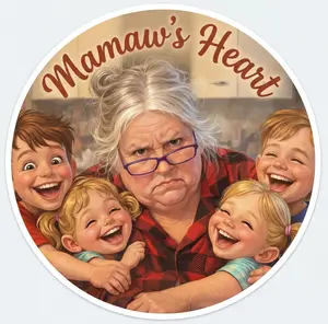 Mamaws Heart Helmet Window or Helmet Decal Mamaws Heart Helmet Window or Helmet Decal