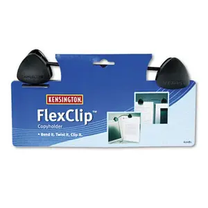 Kensington FlexClip Gooseneck Copyholder Monitor/Laptop Mount Black
