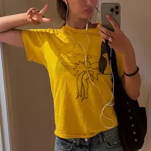 Sexy To Someone - Yellow Graphic Baby Tee | Indie Clairo-Inspired Shirt