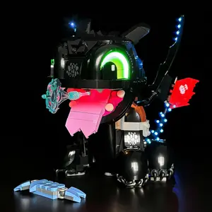 Lego LED Lighting Kit for Dragon Trainer Toothless Model 10375, Enhance Your Lego Set, Compatible with Lego Models Only, Building Blocks