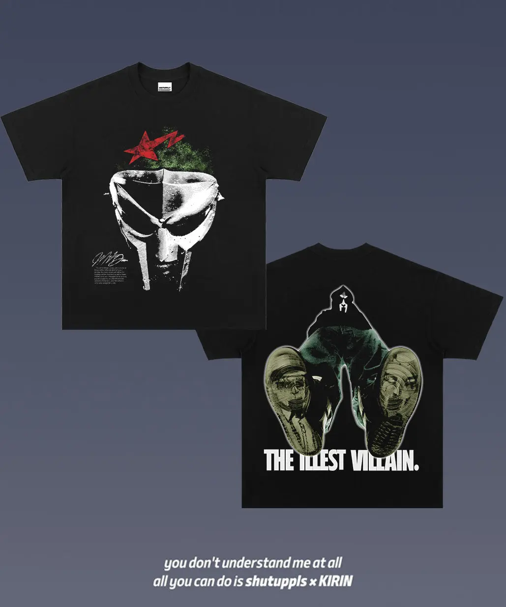 2 SIDES MF DOOM 3.1 T-SHIRT, GIFT FOR FAN, GIFT FOR HER, GIFT FOR HIM