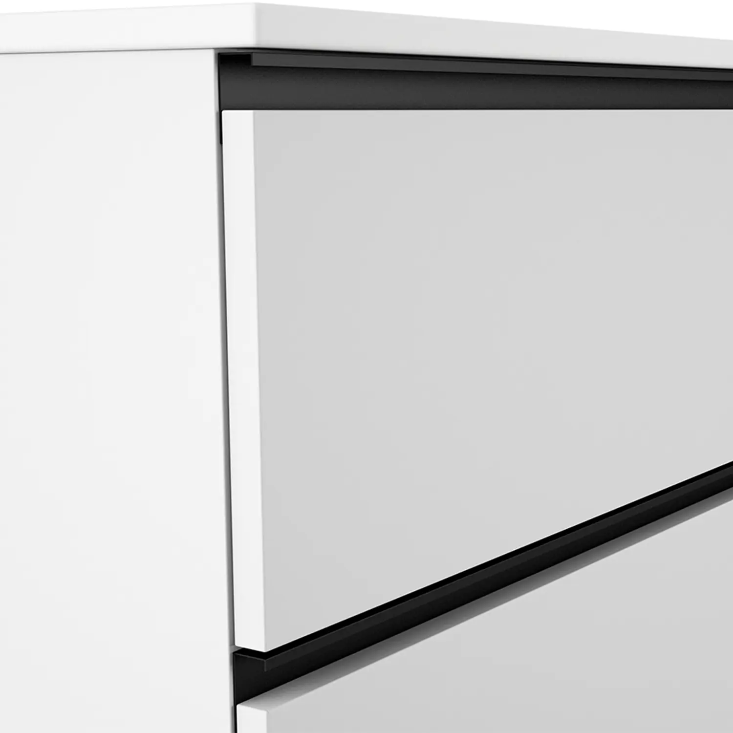 Set of 2 Handles for Granada 32 Inches Vanity - Black (DAX-GRA087602-BL)