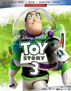 Toy Story 3  [BLU-RAY MOVIE] With DVD, 2 Pack, Ac-3/Dolby Digital, , Dolby, Digital Theater System, Dubbed, Reissue, Repackaged, Subtitled