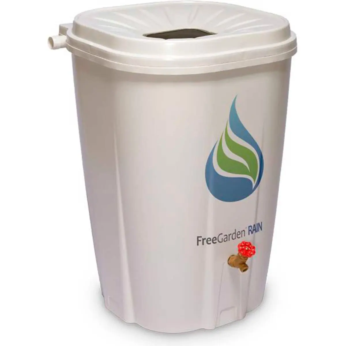 EWC-10 FreeGarden Rain Barrel System, 55 gal, 24 in, 33" h x 23.875" w x 23.875" l, 20 lbs, with Child Lock Screws for Home Improvement Garden Watering & Irrigation