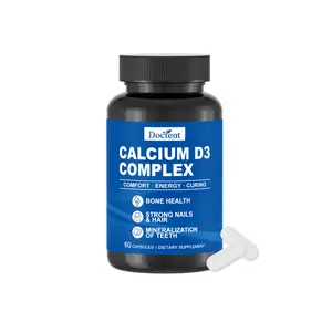 Daily Mineral Supplement Capsules with Vitamin D3 & Vitamin K2, Supports Bone, Hair, Skin & Nail Wellness, Helps Maintain Mineral Balance & Nerve Health, 60 Capsules
