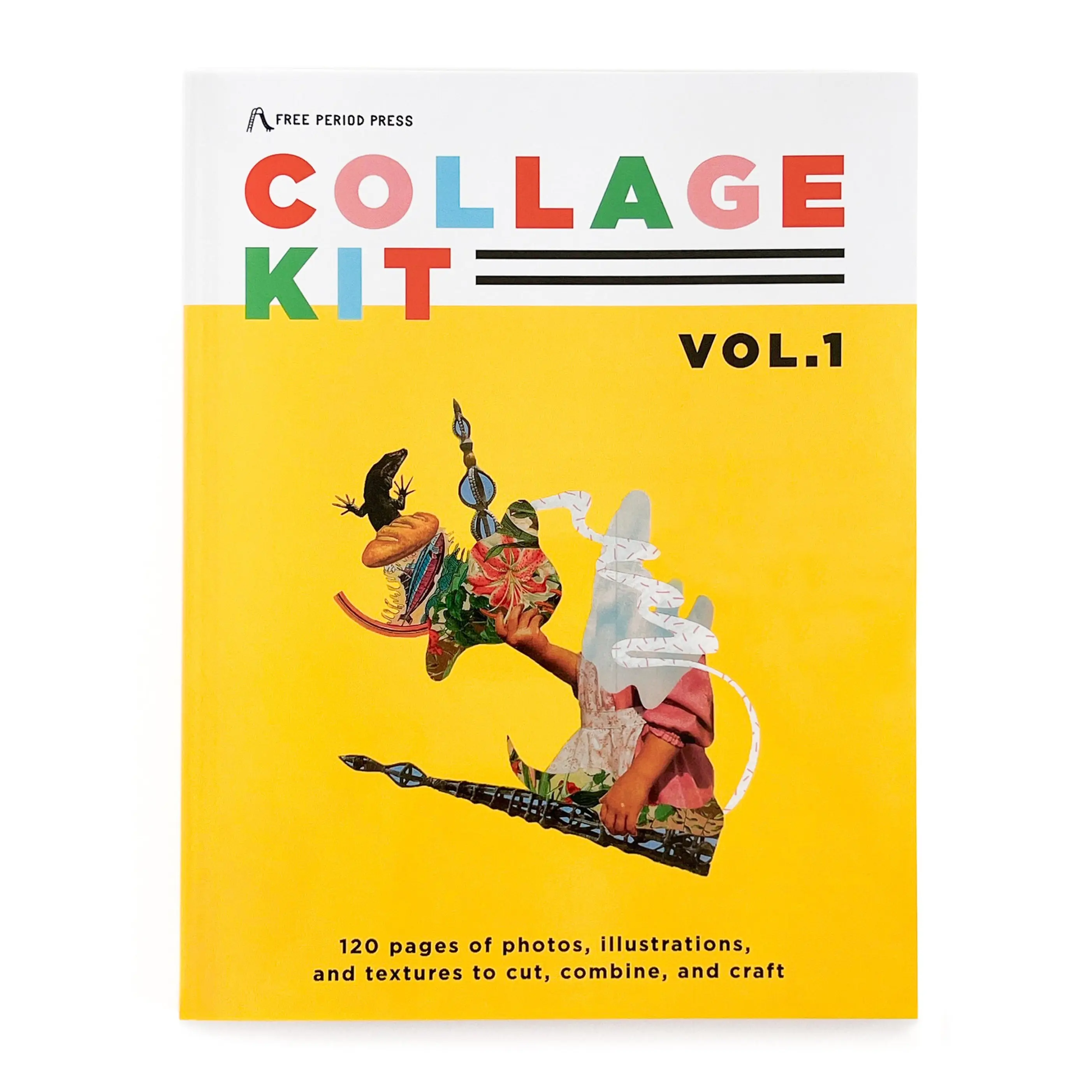 Collage Kit Vol. 1: 120 Pages of Photos, Illustrations, and Textures to Cut, Combine, and Craft | Perforated Pages for Junk Journals, Vision Boards & DIY Crafts (Volume 1)