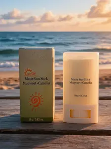 Matte Facial Sunscreen Protective Stick - Daily UV Protection, Moisturizing, Skin Repair, Brightening, Refreshing, Rejuvenating Summer Skincare Cream