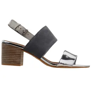 TOMS Womens Poppy Sling Back Casual Sandals Casual Mid Heel 2-3" - Grey