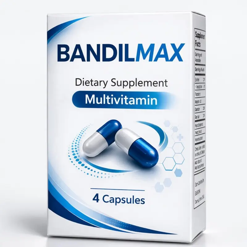 BandilMax Multivitamin Dietary Supplement - 4 Capsules for Nutrient Support