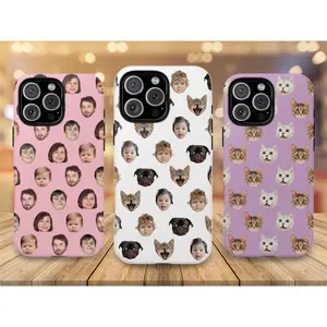 Custom Phone Case, Personalized Phone Case, Baby Face Phone Case, Pet Face Phone Case, Phone Case With Photo, Funny Gift, Gift For Dad-mom