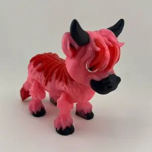 Absolutely adorable highland cow figurine decor