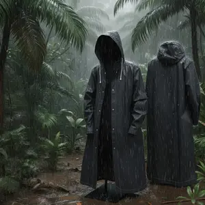 Lightweight Full Body Raincoat, High-Quality Bicycle Poncho, Adjustable Cap Design, Ideal for Motorcycle, Hiking, Travel, Quick-Dry Jacket