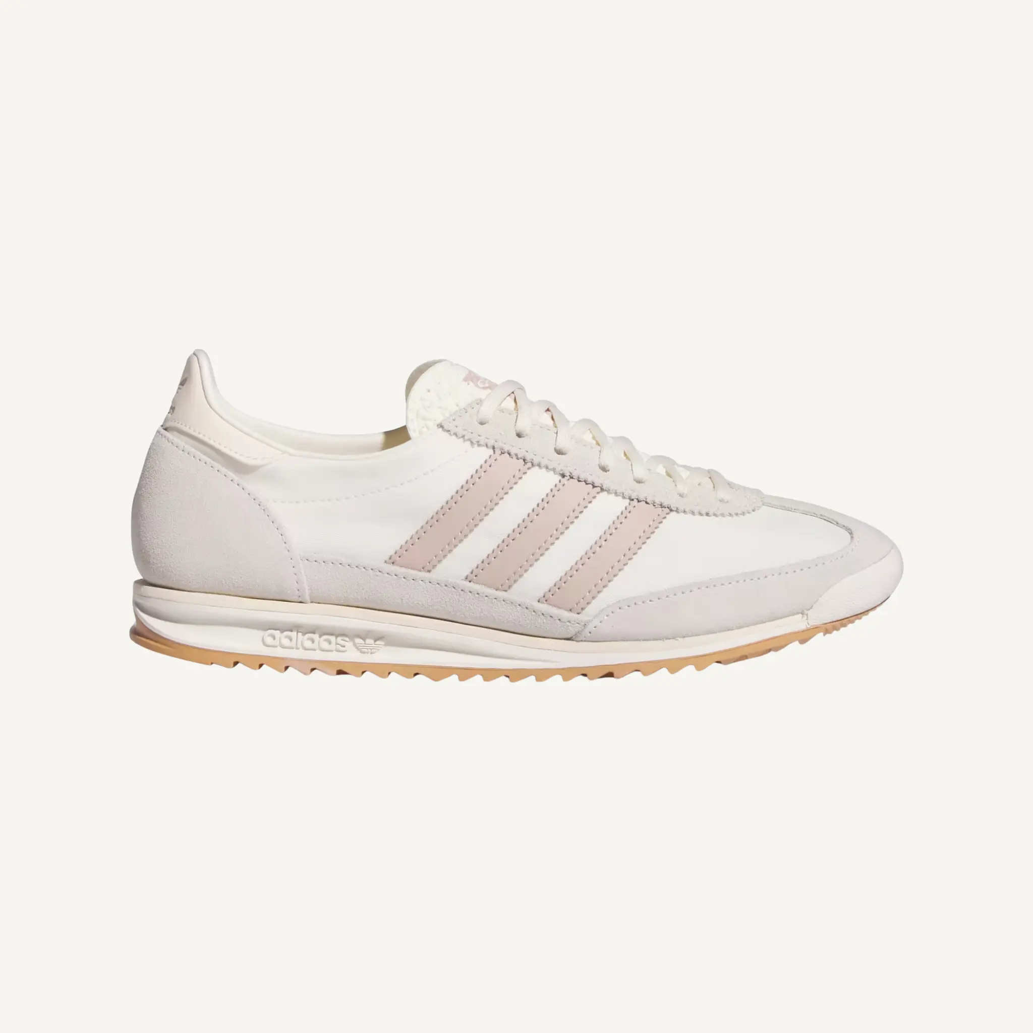 Adidas Originals Women's Beige/Pink SL 72 OG Sneakers, JH7394 (No Box)
