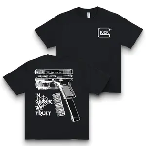 We Trust Graphic Men Tee Streetwear Street Style 100% cotton T-Shirt  Perfect for Trendsetters