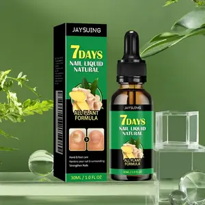 Natural Ginger Nail Care Liquid, Nourishing Nail Strengthening Liquid, Hand Foot Nail Care Product for Women & Men Daily Use, Nail Strengthening Serum