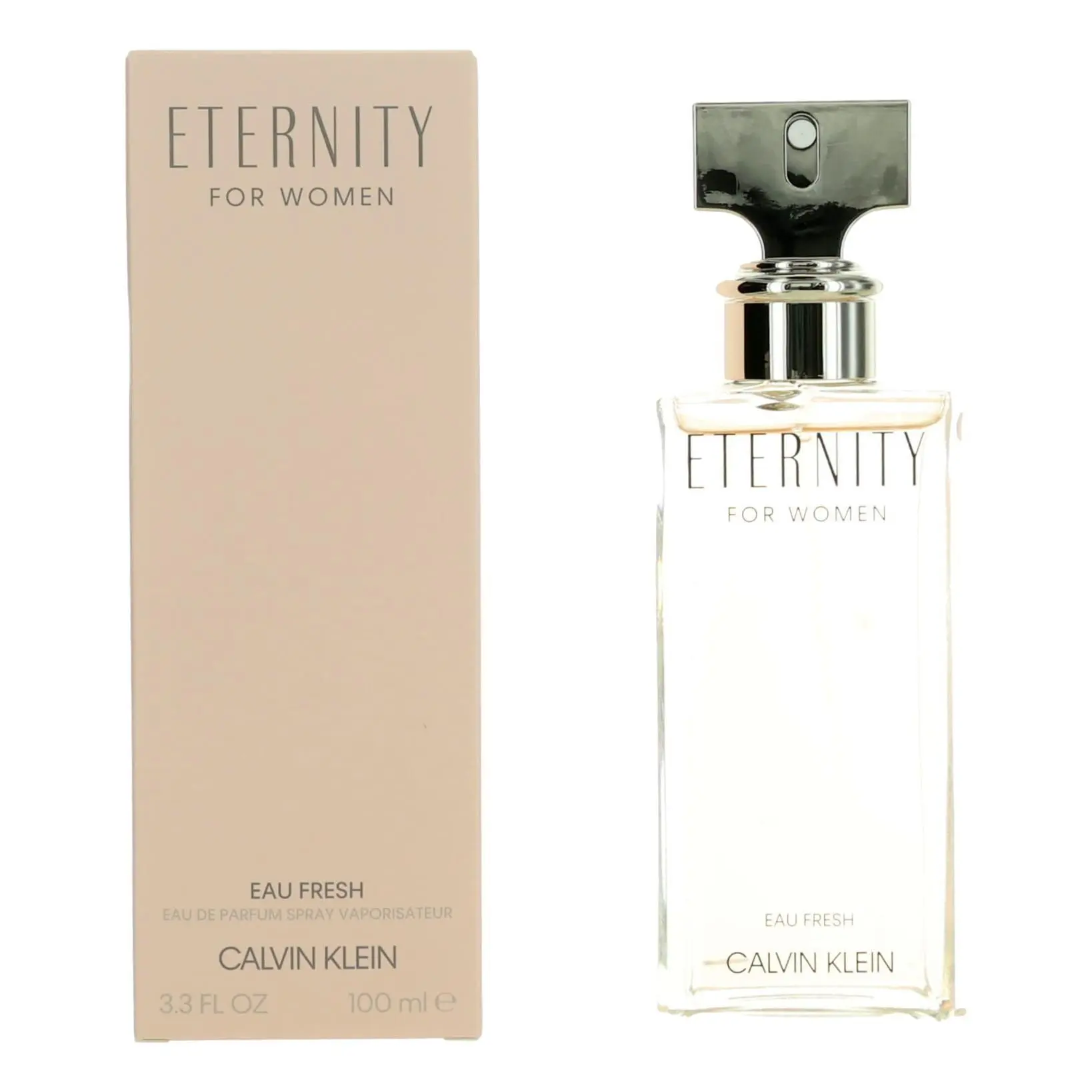 Calvin Klein Eternity Eau Fresh Women's EDP Spray - Clean, Refreshing, Invigorating Scent, 3.3 fl oz, Spray Daily