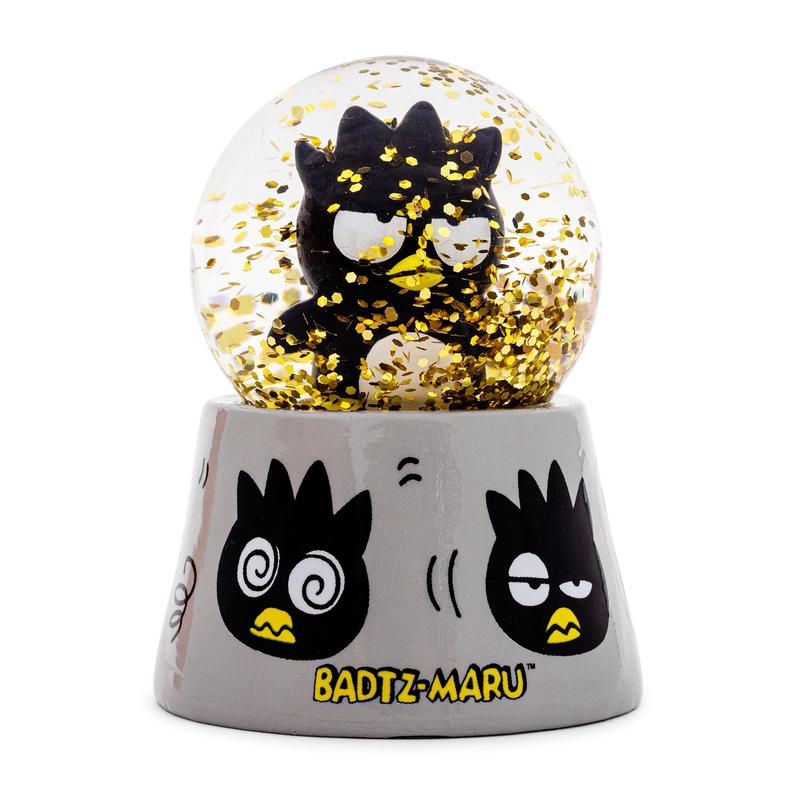 Sanrio Badtz-Maru Mini Light-Up Snow Globe | 3 Inches Tall