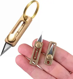 Ultra Small Titanium Utility Knife, EDC Tiny Knife Box/Package Opener,Portable Tools & Home Improvement，Suitable for outdoor camping, hiking and daily use - The  gift for men