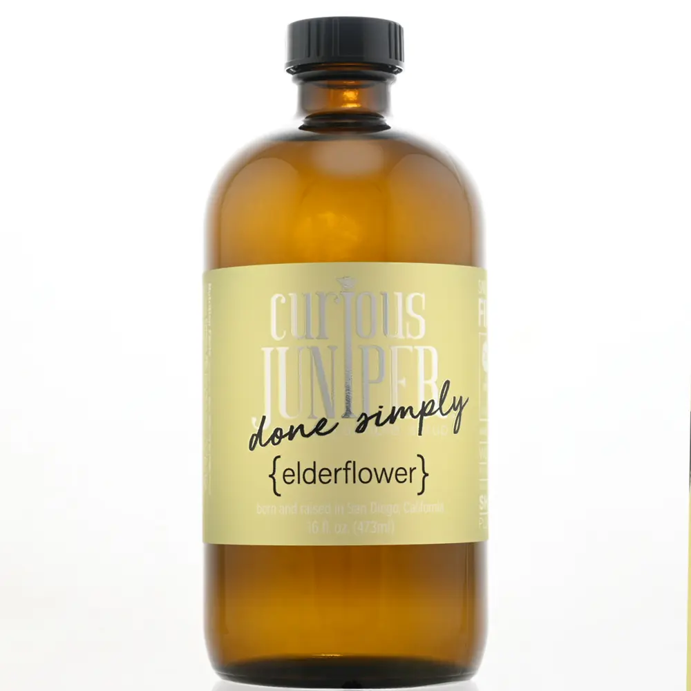 {elderflower} - 16 fl oz - "done simply" {Cocktail and Mocktail Syrup}
