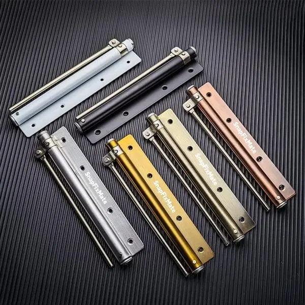 GJANSH Automatic Door Closer, Zinc Alloy Safety Spring Door Closer Adjustable 50 kg Closing Door Hinge,dealsforyoudays