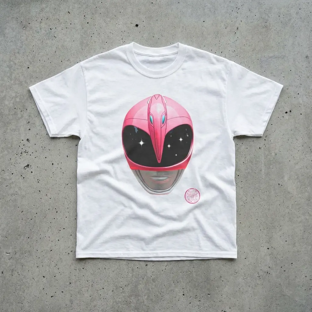 Pink Power Ranger MMPR Tee