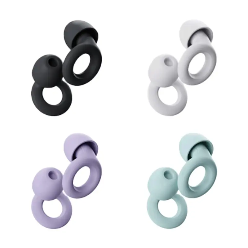 2 Soft Silicone Swimming Ear Plugs, Reusable, Comfortable, Durable, Ideal for Sleep, Swim, Dive, Bath, Travel, Concerts, Outdoor Activities, Swimming Accessories, Swimming Earplug