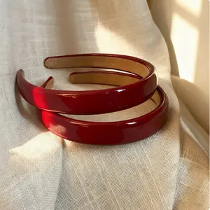 Women's Vintage PU Leather Hair Band! Minimalist Thick Hair-Friendly Accessory