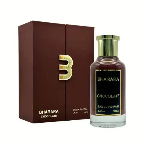 Bharara Chocolate 3.4 fl oz / 100 ml Eau de Parfum, Fragrance Spray, Vanilla & Musk scent